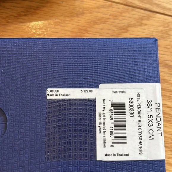 New In Box Swarovski Versatile Hote Crystal Silver Pendant $129 - Picture 10 of 11